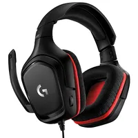 Logitech G332 Wired Gaming Headset, 3.5 mm jack, Black/Red Spec  981-000757/Spec 676737326081