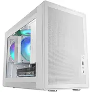 Mars Gaming Mcxpsw mATX īpaši kompakts spēļu datora korpuss ar sietu un stikla paneli  8435693109518