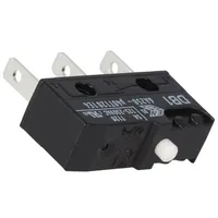 Microswitch Snap Action 6A/250Vac 0.1A/80Vdc without lever  Db1C-B1Aa