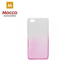 Mocco Gradient Back Case Silikona Apvalks Ar Krāsu Gradientu Priekš Samsung J330 Galaxy J3 2017 Caurspīdīgs - Rozā  Mc-Grad-J330-Tprs 4752168023556