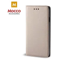Mocco Smart Magnet Book Case Grāmatveida Maks Telefonam Huawei Mate 20 Pro Zeltains  Mc-Mag-Mate20P-Go 4752168052785