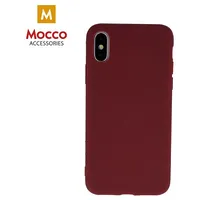 Mocco Ultra Slim Soft Matte 0.3 mm Matēts Silikona Apvalks Priekš Samsung Galaxy A21 Tumši Sarkans  Mo-Usm-A21-Dr 4752168082027