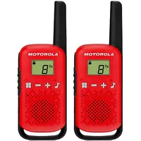Motorola T42 Red radiostaciju komplekts 2Gab  Av207 5031753007492 Mot T42Red