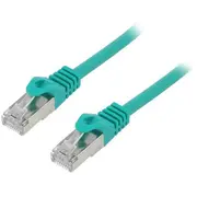 Patch cord F/Utp Cat 6 Rj45 plug stranded Cca 1M Pvc green  Pp6-1M/G