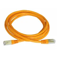 Patch cord  Kabelis cable 1M Cat6 Ftp Stp 100Cm Electrobase Oranžs K8100Gr.1F-Or 3100000004200