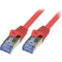 Patch cord S/Ftp 6A stranded Cu Lszh red 3M 26Awg  Cq3064S