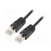 Patch cord S/Ftp Cat 6 Rj45 plug,both sides stranded Cu 3M  Dk-1644-030/Bl-Od