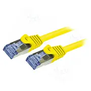 Patch cord S/Ftp Cat 6A Rj45 plug,both sides stranded Cu 10M  Cq3097S