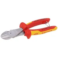 Pliers side,cutting,insulated 200Mm Features high leverage  Knp.7406200T 74 06 200 T