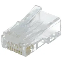 Plug Rj45 Pin 8 Cat 6 Layout 8P8C for cable Idc,Crimped  Rj45W-Cat6U