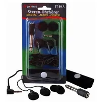 Wired Stereo Earphones Profitec St 80 A, 3.5 mm stereo jack, 6.3 adaptor  St80A 401664116177