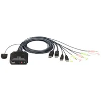 Przełącznik 2 portowy Usb Dp Cable Kvm Switch Cs22Dp  Cs22Dp-At 4719264645525 Kvvateprz0001