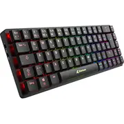 Purewriter W65, Tastatur schwarz, De-Layout, Kailh Choc V2 Low Profile Red  4044951036929 100007676