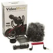 Røde Videomicro Black Digital camera microphone  698813004362 Wlononwcrgfwx