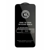 Reals V glass 6D aizsargstikls pilnam ekrānam Samsung Galaxy A505  A307 A507 A50 A30S A50S melns / /A50S 4752243021415 Re-Tg6D-A505-Bk