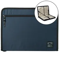 Ringke Smart Zip Pouch universal case for laptop, tablet Up to 13 , stand, bag, organizer, navy blue  Navy 8809818842138