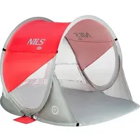 Saliekamā pludmales telts Nils Camp Nc3142 sarkanpelēka  15-04-015 5907695545302