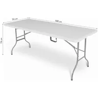 Saliekamais galds Home 180X75X74 cm  370027