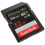 Memory card Sdhc 32Gb Extreme Pro Uhs I U3 V30 R 100Mb/S  Sdsdxxo-032G-Gn4In