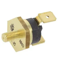 Sensor thermostat Spst-Nc 180C 16A 250Vac connectors 6,3Mm  Ar03W3S2-180 Ar03.180.05-W3-S2