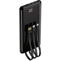 Setty power bank 10000 mAh with cables Pb-Wk-101 black  Gsm171209 5900495084705
