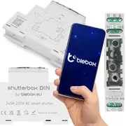Moduł sterowania roletami shutterbox din Blebox  37578 5900168580541 Wlononwcrcobf