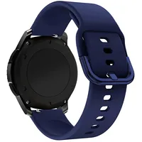 Silicone Strap Tys wristband for smartwatch, universal, 20Mm, dark blue  9145576259306 5907769309823