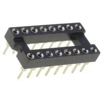 Socket integrated circuits Dip16 Pitch 2.54Mm precision Tht  Icm-316-1-Gt