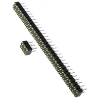 Socket pin strips female Pin 2 turned contacts straight Tht  Ds1002-01-2X01V13 Ds1002-01-21V13-Jk