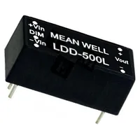 Sprieguma pārveidotājs Dc/Dc Led 9-36V2-32V 600Ma Pwm dimmējošs slēgts Mean Well  Ldd-600L