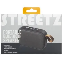 Streetz portatīvais Bluetooth skaļrunis, Usb / Tf Aux Fm brīvroku, melns  202011191008 733304804584 Cm770