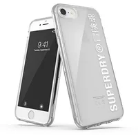 Superdry Snap iPhone 6 6S 7 8 Se 2020  2022 Clear Case biały white 41573 8718846079518