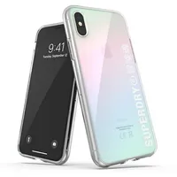 Superdry Snap iPhone X Xs Clear Case Gra dient 41584  8718846080033