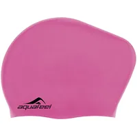 Aquafeel silikona peldcepure gariem matiem, rozā P030404 43  4008339602175 30404