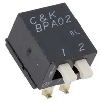 Switch Dip-Switch Poles number 2 0.1A/5Vdc Pos -2085C  Bpa02Sb