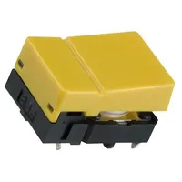 Switch keypad Pos 2 Spst-No 0.05A/24Vdc yellow none Tht box  B3J-1300