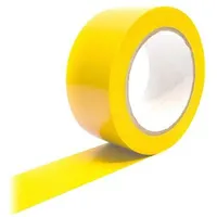Tape marking yellow L 33M W 50Mm self-adhesive Thk 0.15Mm  Coba-Tp070002 Tp070002