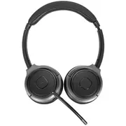 Targus Aeh104Gl - Headset On-Ear konvertierbar Bluetooth kabellos, kabelgebunden 3,5 mm Stecker Geräuschisolierung Schwarz  5051794041538 Pwz-95701