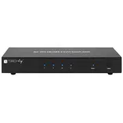 Techly Idata Dp-Kvm4 Kvm switch Rack mounting Black  101935 8051128101935 Sw-Kvm-Teh-002
