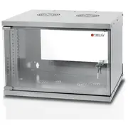 Techly Wall Rack Cabinet 19 6U prof. 450 Grey Assembled I-Case El-1006G45  022229 8054529022229 Szathlwis0004