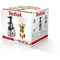 Tefal Slow Juicer Zc255B38 Type Electric Silver/ black 200 W Extra large fruit input Number of speeds 2 82 Rpm  3045387200022