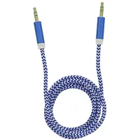 Tellur Basic Audio Cable aux 3.5Mm Jack 1M Blue  T-Mlx49833 5949120003902