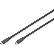 Digitus Usb silicone cable, 20Gbps, 2M, black  Ak-300344-020-S 4016032496113 504123