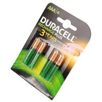 Uzlādējamās baterijas Duracell Aaa / R03, 750Mah, Recharge, 4 gab.  Aadu034B7 5000394045019