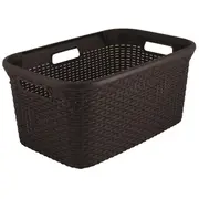 Veļas grozs Style 45L 59,2X38X27Cm tumši brūns  0800708210 3253920708021