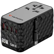 Verbatim Charge039N039Travel Adapter  85W retractable cable 32127 0023942321279 576205