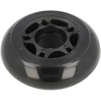 Wheel black Shaft smooth push-in Ø 70Mm Plating polyurethane  Pololu-3272 Scooter/Skate 70X25 Mm Black