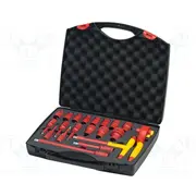 Wrench-Set hex key,insulated,socket spanner steel 1/2 1Kvac  Wiha.43024 43024