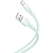 Xo cable Nb212 Usb - Usb-C 1,0 m 2,1A green  Gsm117368 6920680827732 85044030