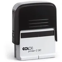 Zīmogs Colop Printer C30, melns korpuss, spilventiņš  650-00905
